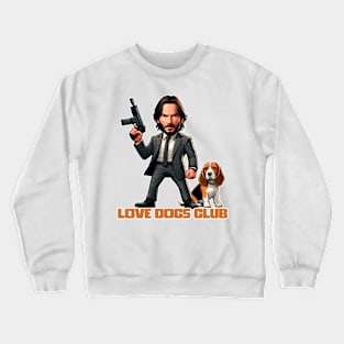 LOVE DOG (Gun) CLUB Crewneck Sweatshirt